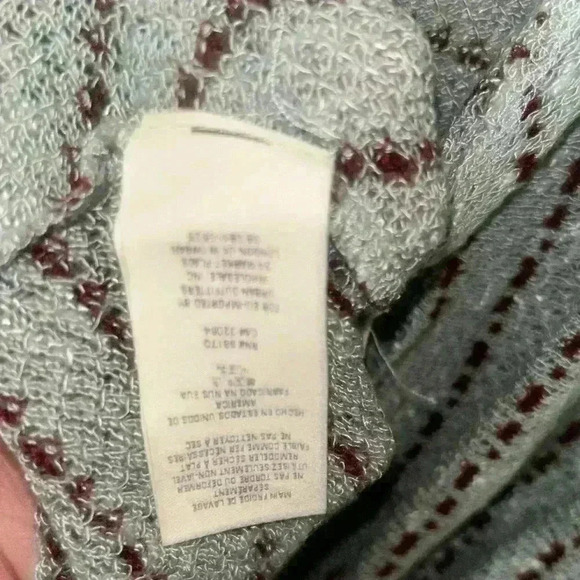 Free People Island Girl Stripe Hacci Draped Knit Blouse - Picture 7 of 8